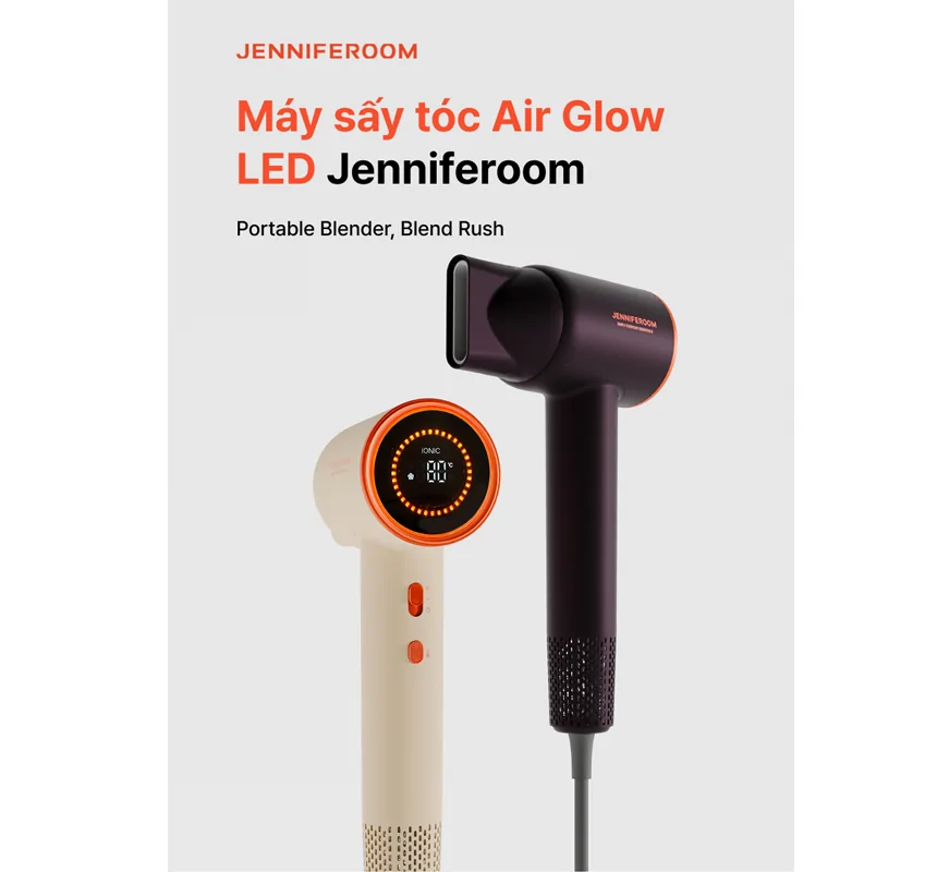 Máy Sấy Tóc Tốc Độ Cao Jenniferoom JRG-HD1502LOM 1450W 3