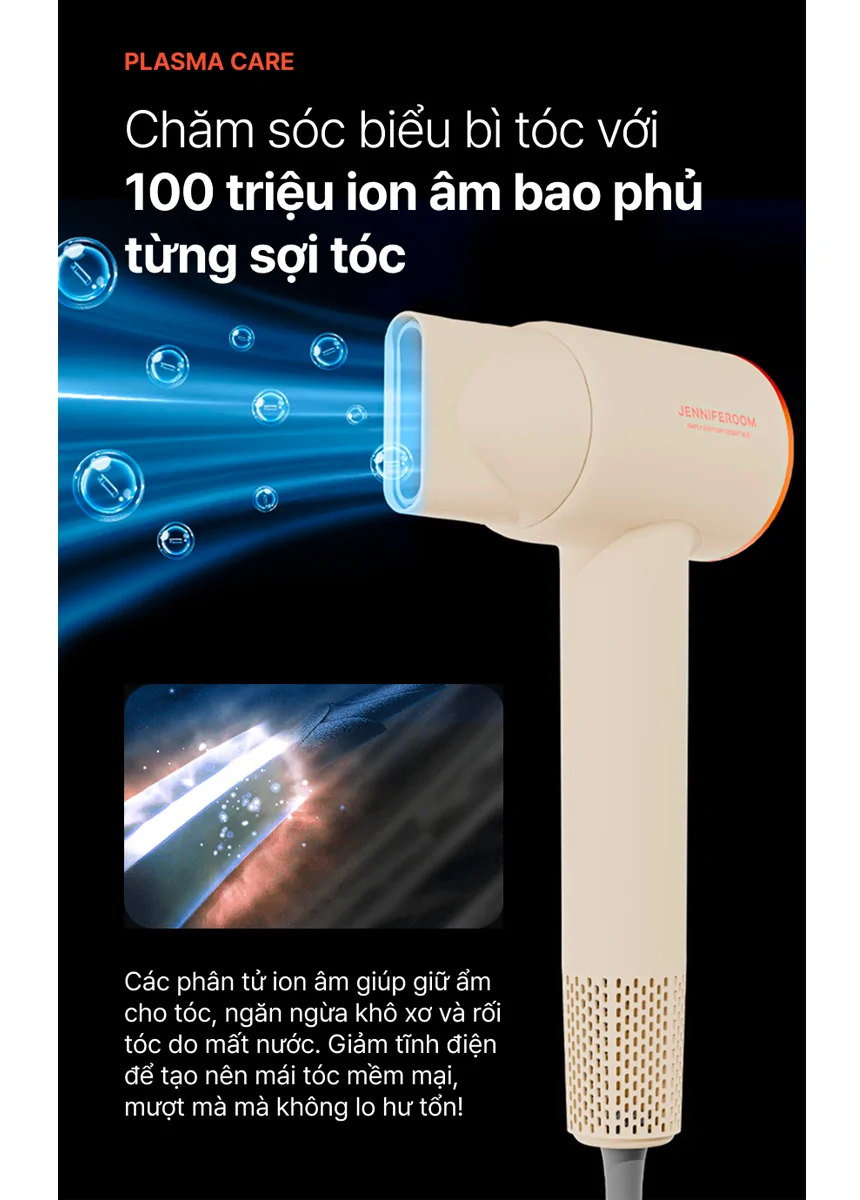 Máy Sấy Tóc Tốc Độ Cao Jenniferoom JRG-HD1502LOM 1450W 4