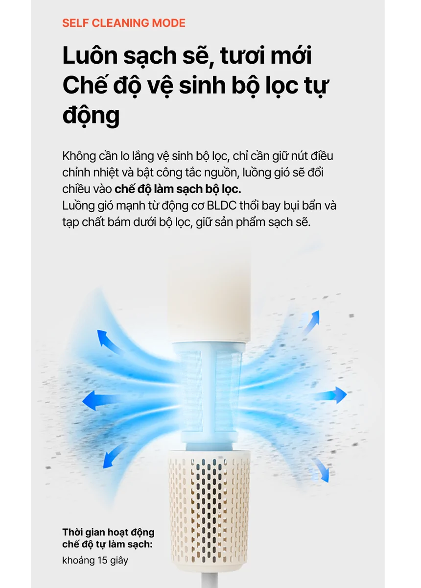 Máy Sấy Tóc Tốc Độ Cao Jenniferoom JRG-HD1502LOM 1450W 9