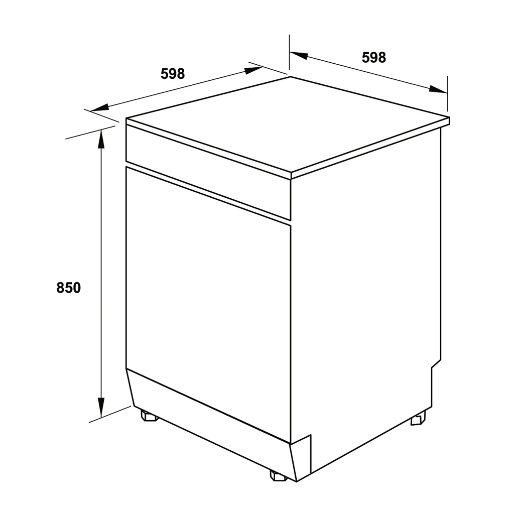 Máy Rửa Chén Độc Lập Hafele HDW-F6081B (533.23.201) 11