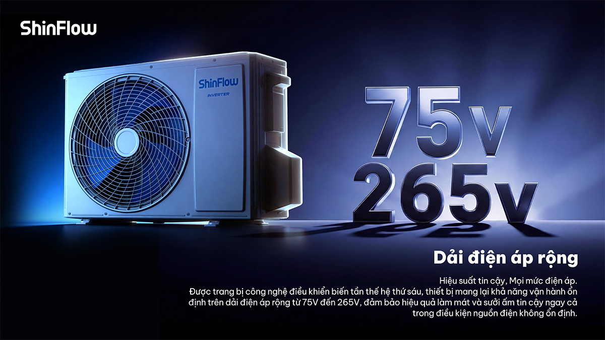 Máy Lạnh ShinFlow Inverter 1 Hp SW10IAA4DI-5VN 7