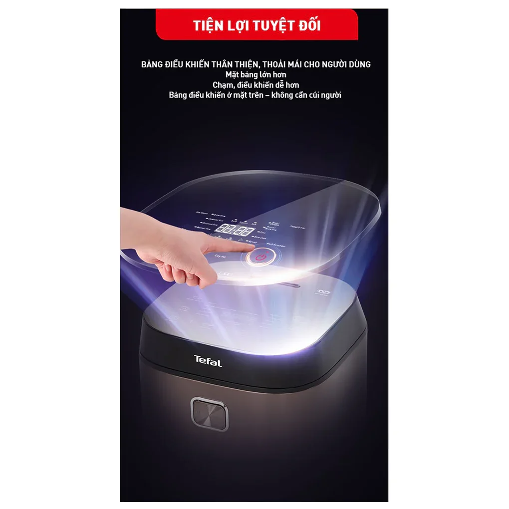 Nồi Cơm Điện Tử Tefal Delirice Plus RK776968 - 1.8 Lít 1
