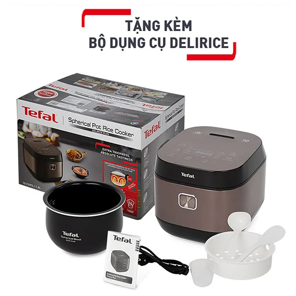 Nồi Cơm Điện Tử Tefal Delirice Plus RK776968 - 1.8 Lít 2