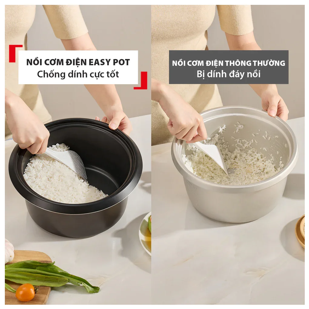 Nồi Cơm Điện Tử Tefal 1.8 Lít RK1088Y0 1