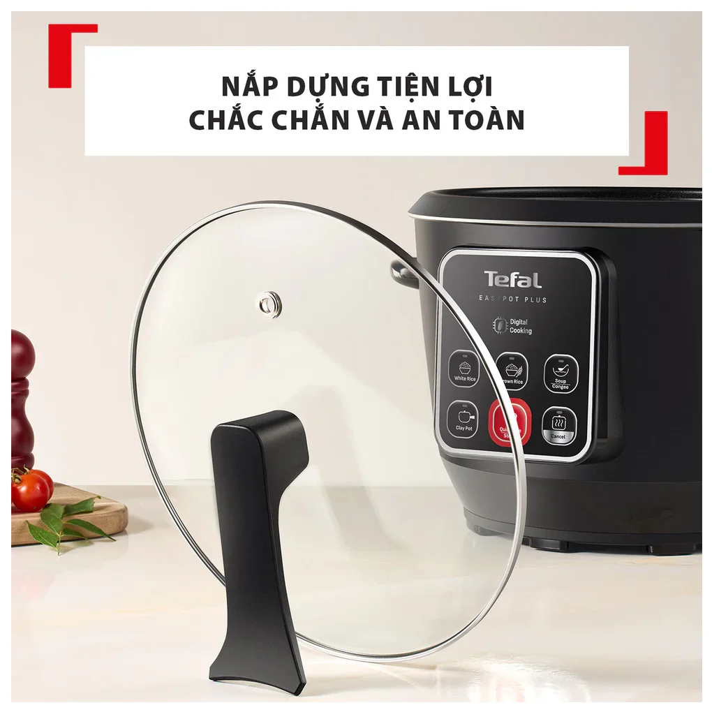 Nồi Cơm Điện Tử Tefal 1.8 Lít RK1088Y0 4
