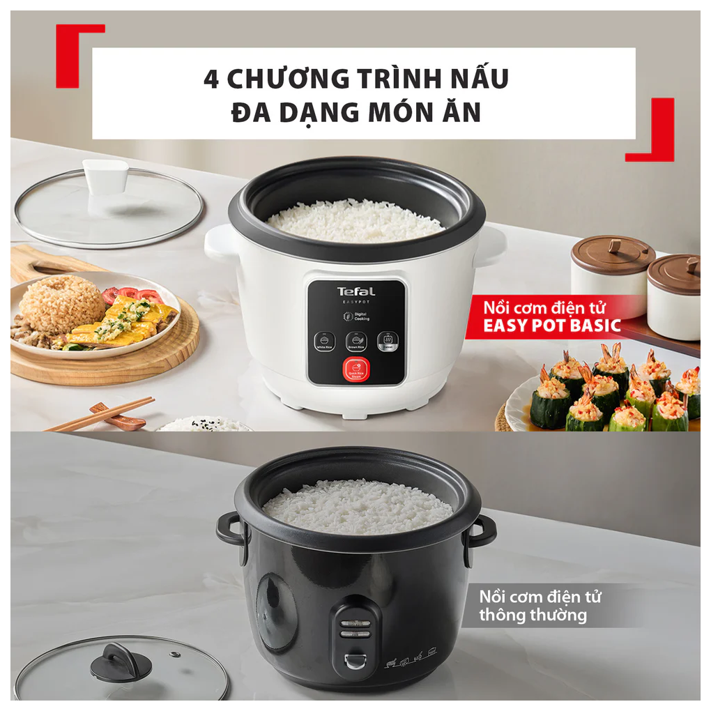 Nồi Cơm Nắp Rời Tefal RK1071Y0 1.8 Lít 0