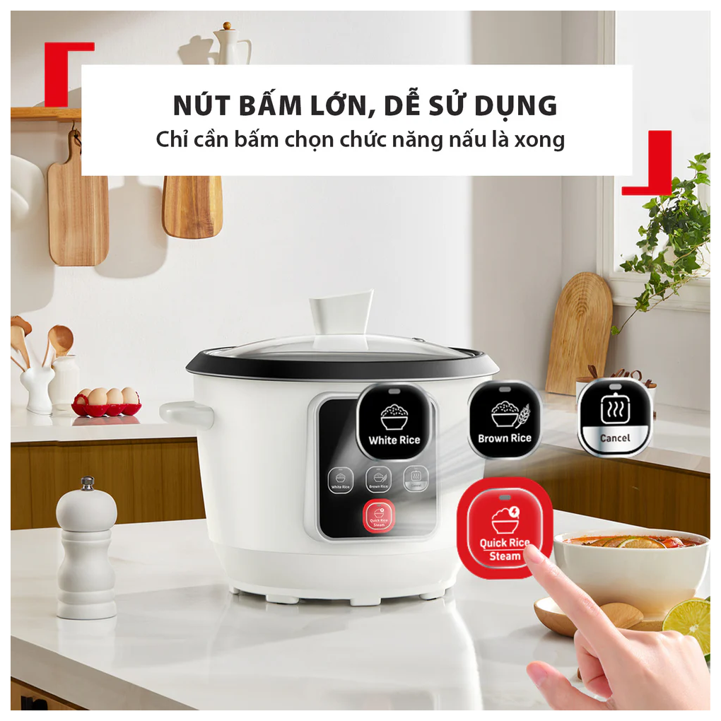 Nồi Cơm Nắp Rời Tefal RK1071Y0 1.8 Lít 2