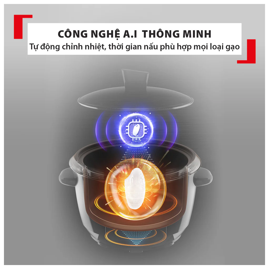 Nồi Cơm Nắp Rời Tefal RK1071Y0 1.8 Lít 3