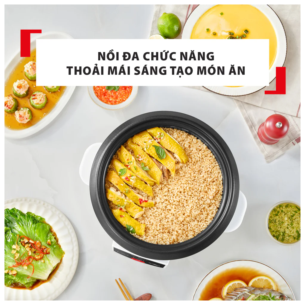 Nồi Cơm Nắp Rời Tefal RK1071Y0 1.8 Lít 6