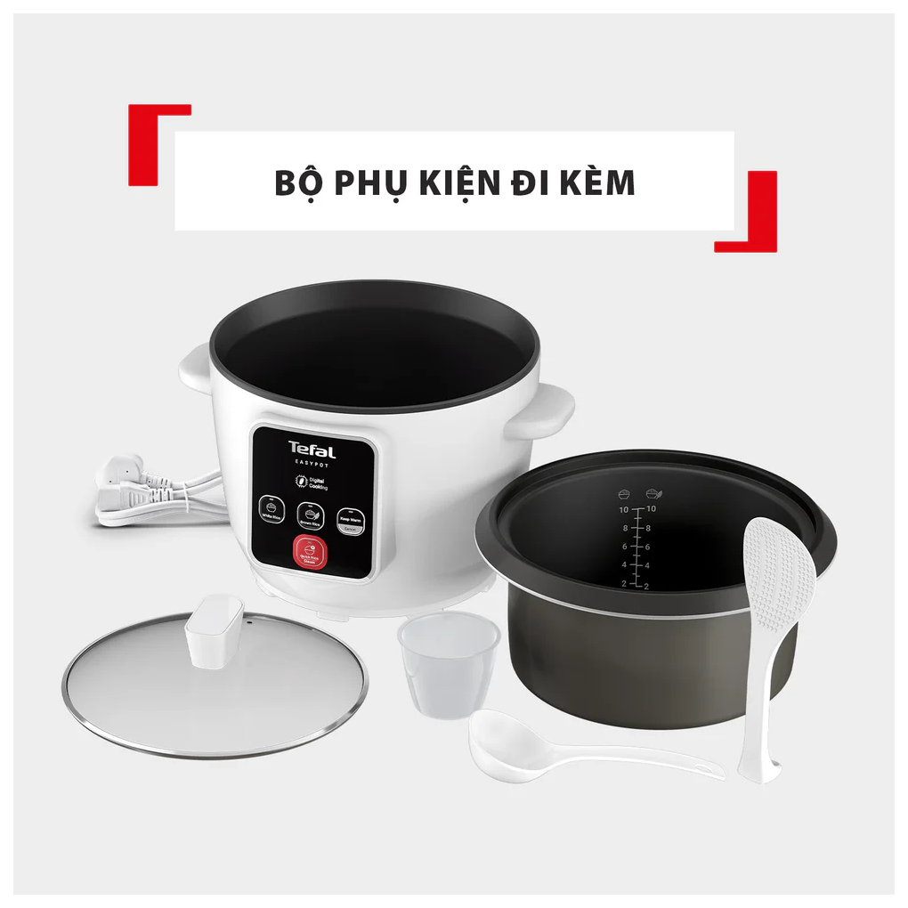 Nồi Cơm Nắp Rời Tefal RK1071Y0 1.8 Lít 7