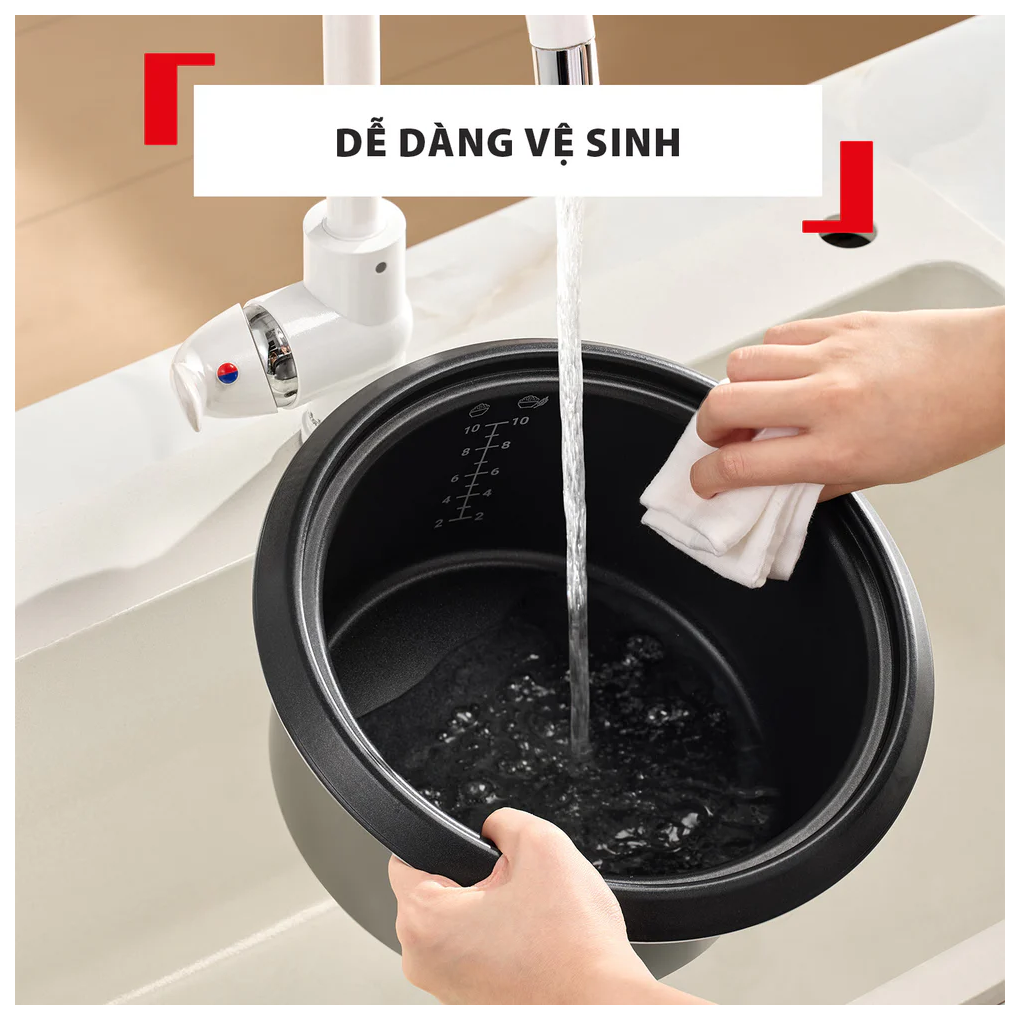 Nồi Cơm Nắp Rời Tefal RK1071Y0 1.8 Lít 8