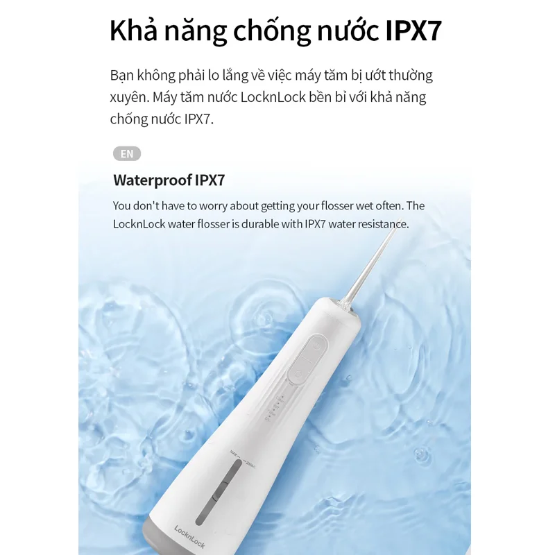 Máy Tăm Nước LocknLock 8W ENR154WHT 0