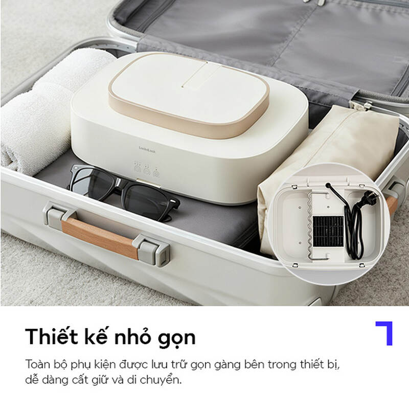 Tủ Sấy Quần Áo Gấp Gọn Lock&Lock END112IVY 600W 0