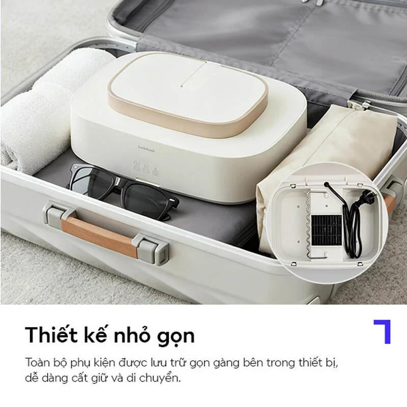 Máy Sấy Khử Khuẩn Quần Áo LocknLock END112IVY 600W 0