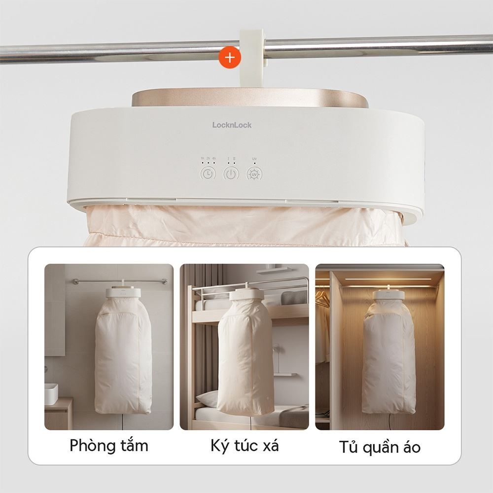 Tủ Sấy Quần Áo Gấp Gọn Lock&Lock END112IVY 600W 9
