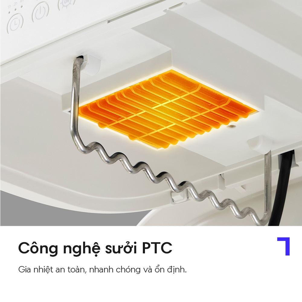 Tủ Sấy Quần Áo Gấp Gọn Lock&Lock END112IVY 600W 14