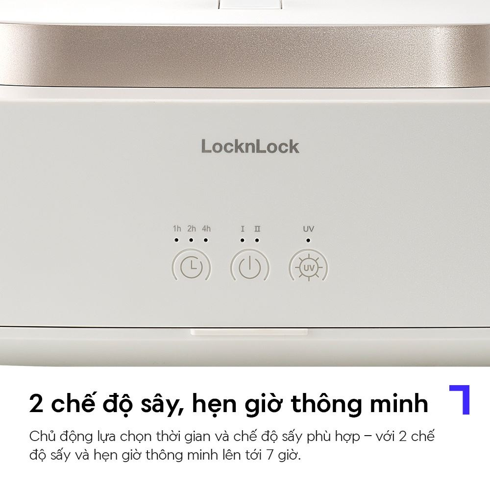 Tủ Sấy Quần Áo Gấp Gọn Lock&Lock END112IVY 600W 15