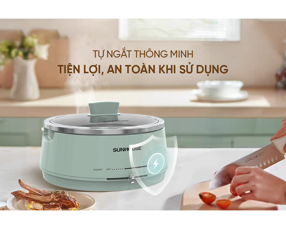 Nồi Lẩu Điện Sunhouse SHD4543 4 Lít 3