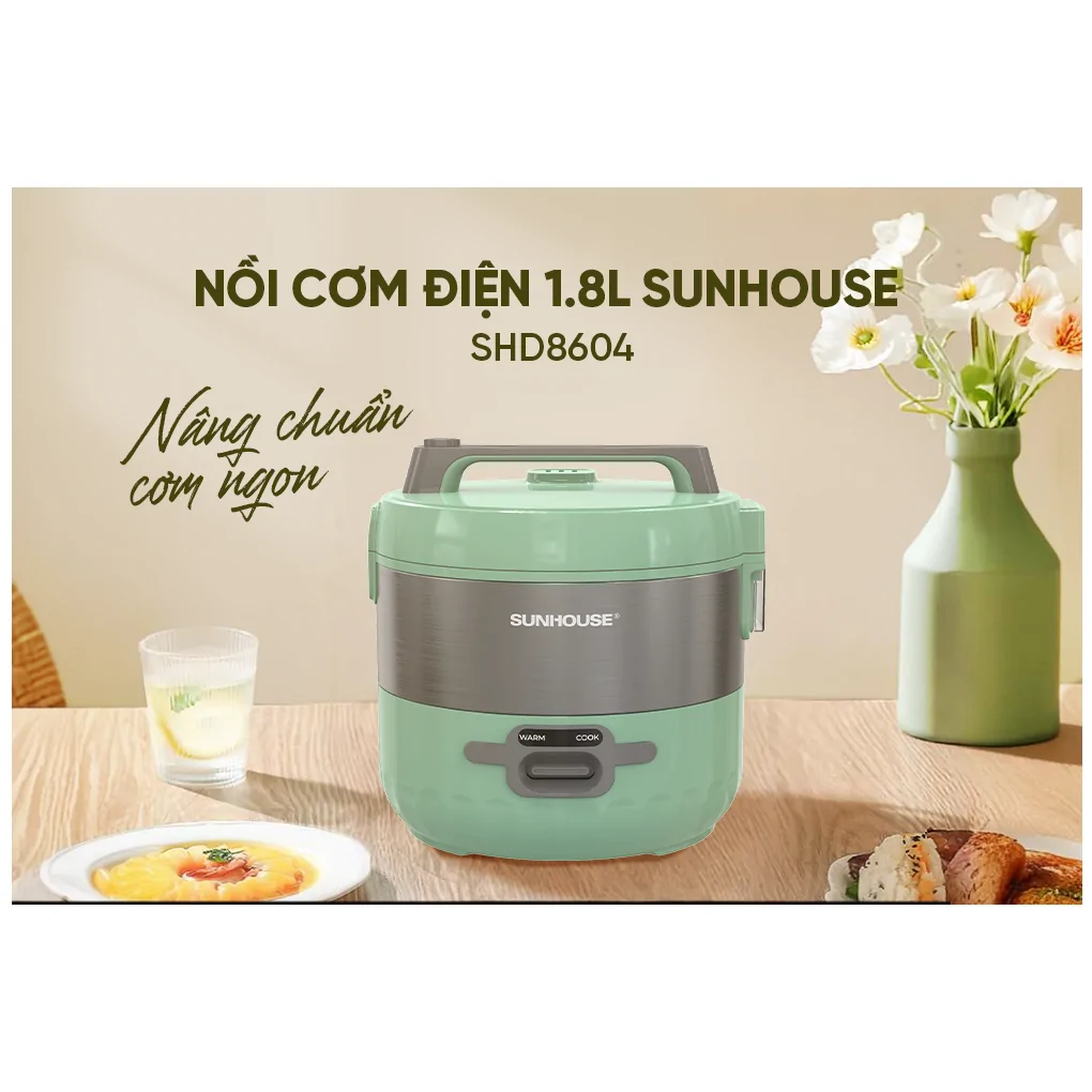 Nồi Cơm Điện Sunhouse SHD8604 1.8 Lít 5