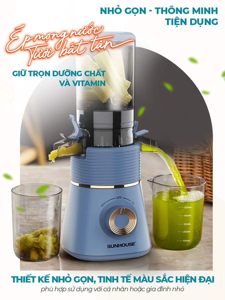 Máy Ép Chậm Sunhouse SHD5518 8