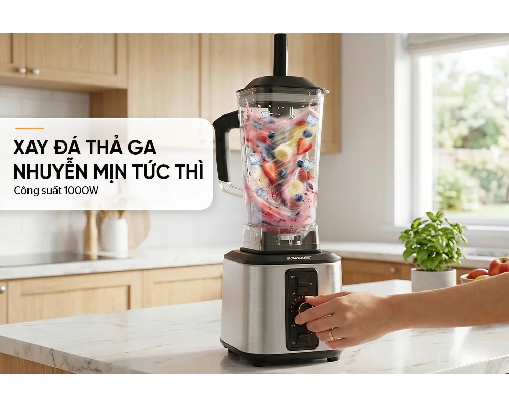 Máy Xay Sinh Tố Công Nghiệp Sunhouse SHD5380 5
