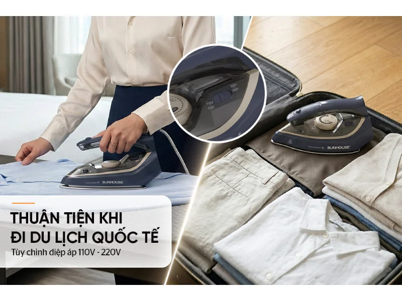 Bàn Ủi Hơi Nước Cầm Tay Sunhouse SHD2172 7