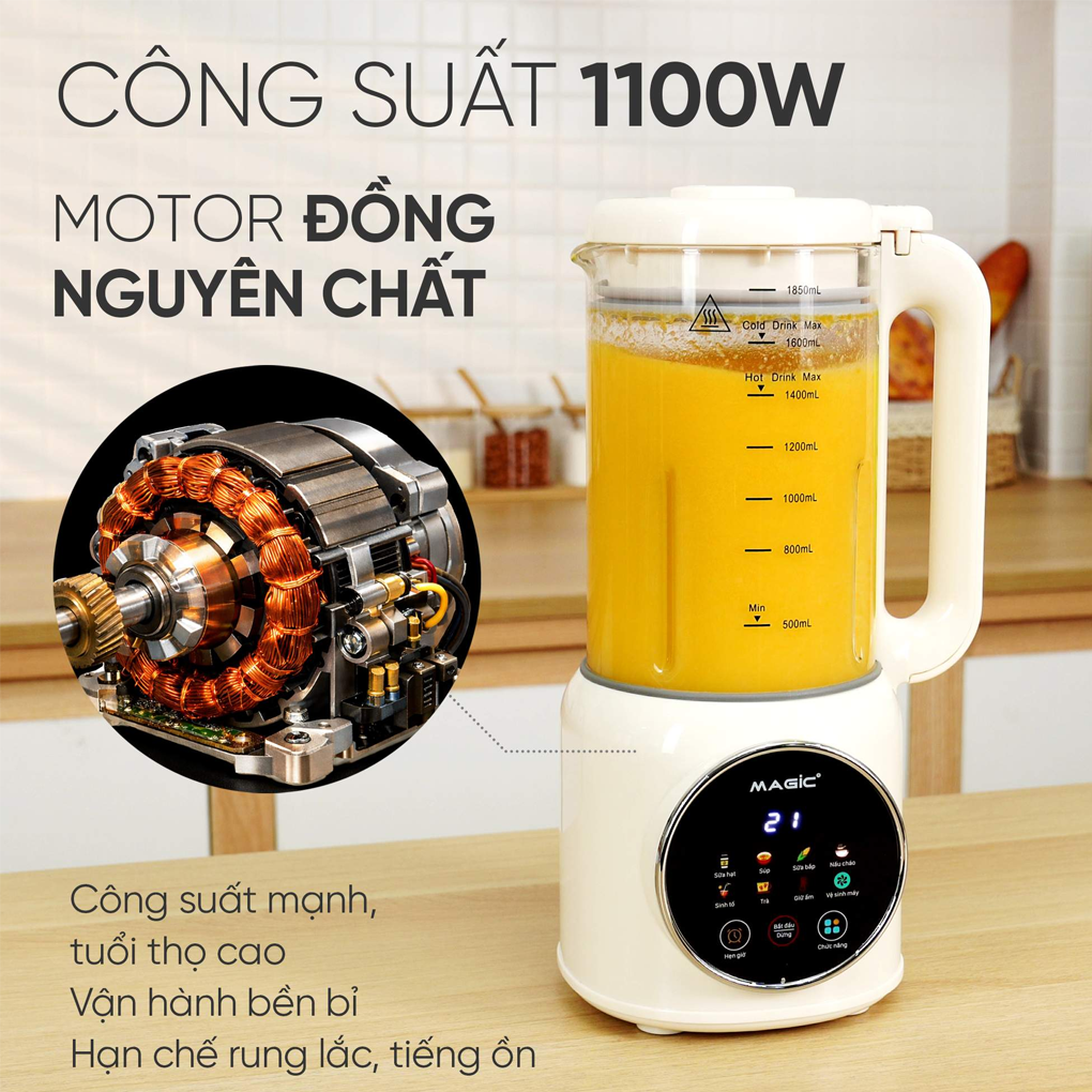 Máy Xay Sữa Hạt Đa Năng Magic A-104 4