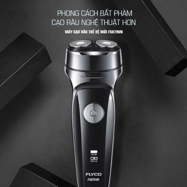 Máy Cạo Râu Khô Và Ướt Flyco FS879VN 1