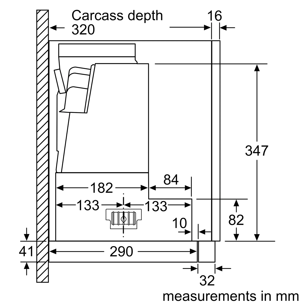Máy Hút Mùi Âm Tủ Bosch DFS067K51 Series 8 6