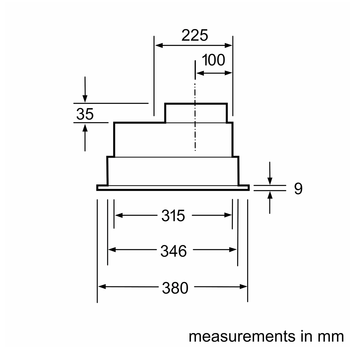 Máy Hút Mùi Âm Tủ Bosch DHL755BM Series 6 8