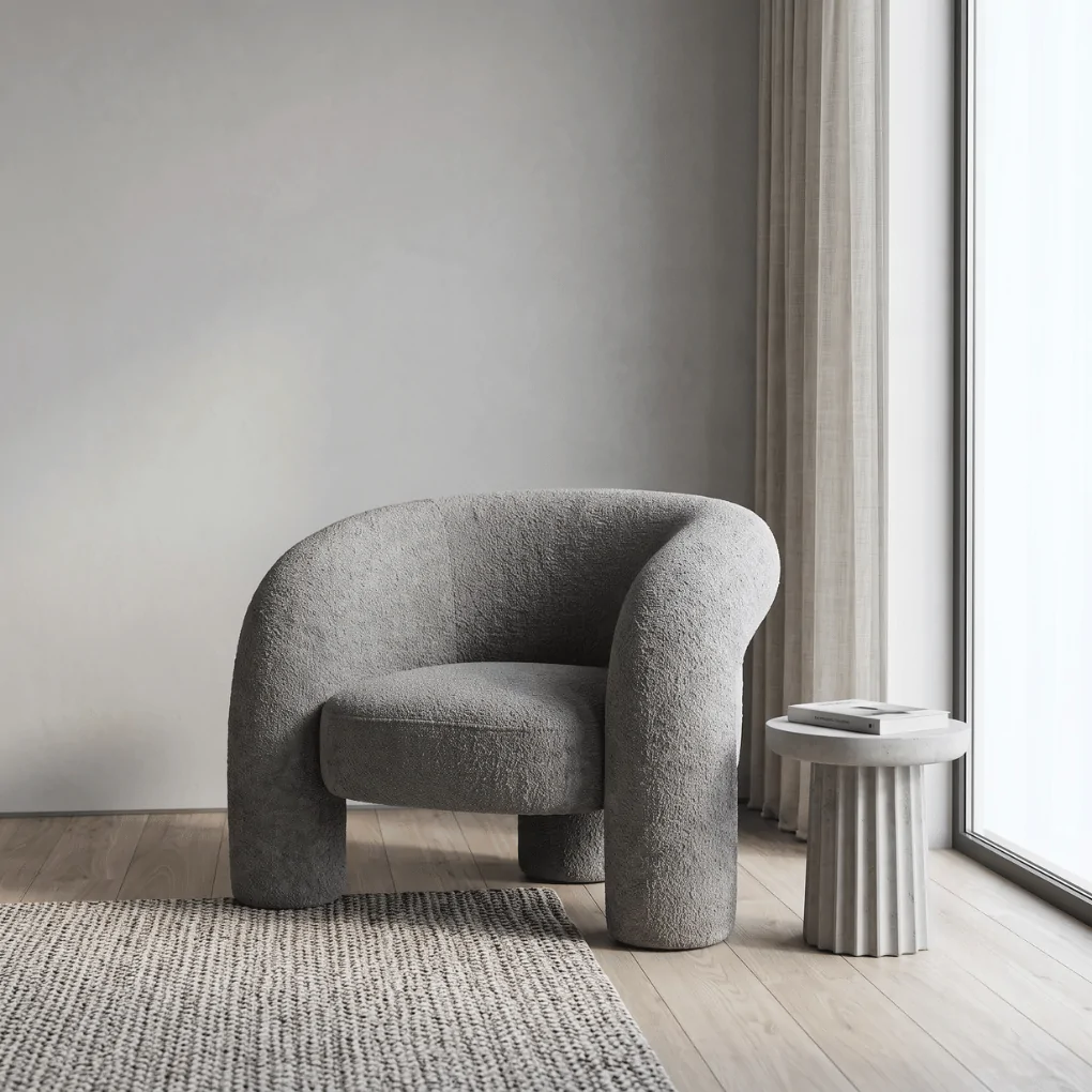 Sofa 1 Chỗ Luxury S-020 X&aacute;m