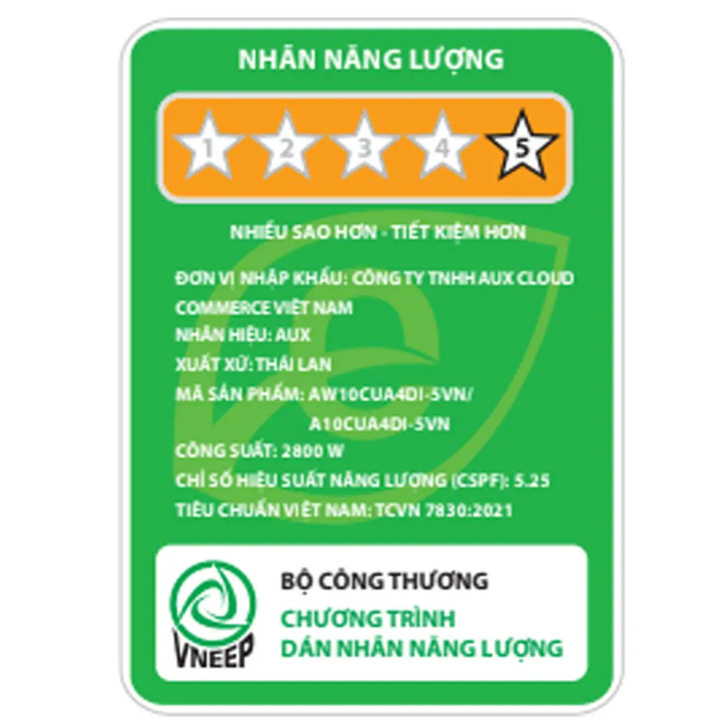 Máy Lạnh AUX Inverter 1 Hp AW10CUA4DI-5VN 5