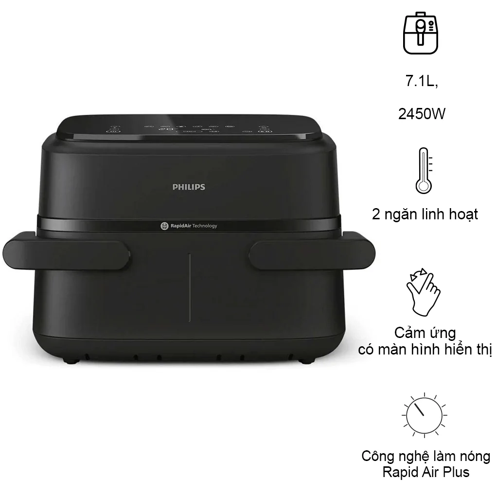 Nồi Chiên Không Dầu Philips NA150/00 7.1 Lít