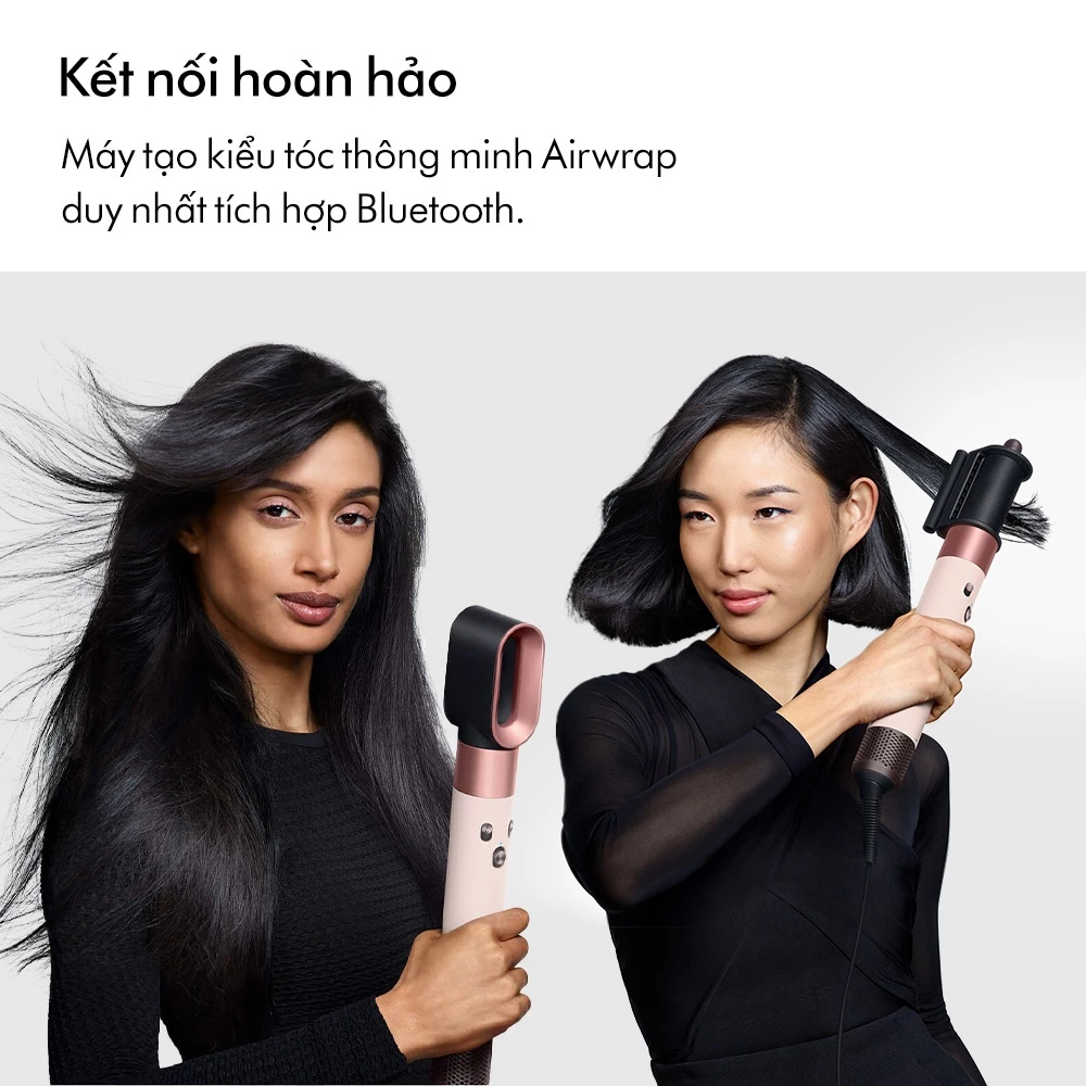 Máy Tạo Kiểu Tóc Thông Minh Dyson Airwrap i.d.™ Straight+Wavy HS08 (Ceramic Pink/Rose Gold) 6