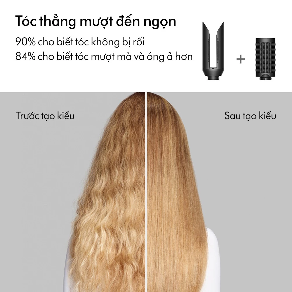 Máy Tạo Kiểu Tóc Đa Năng Thông Minh Dyson Airwrap Co-anda2x™ HS09 Ceramic Apricot 8