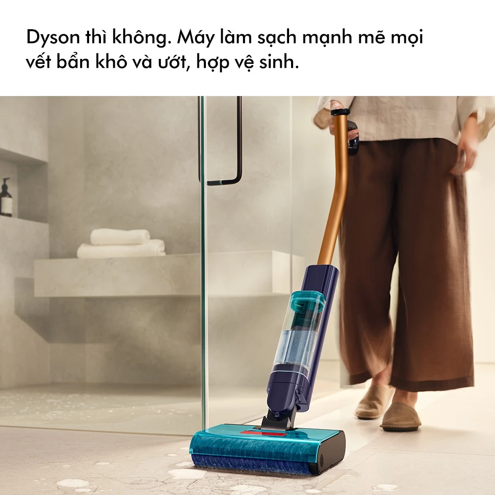 Máy Hút Bụi Lau Nhà Dyson Clean Wash Hygiene WR03-A PBuCo 3