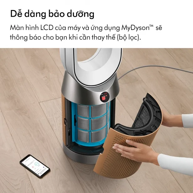 Dyson Purifier Cool PC2 De-NOx TP12 (Trắng Vàng)