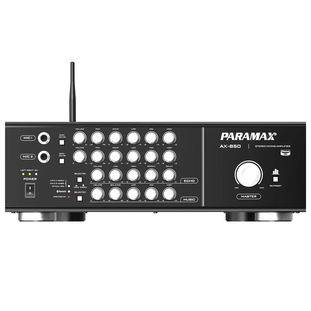 Amply Paramax Tích Hợp Micro Không Dây AX-850 1