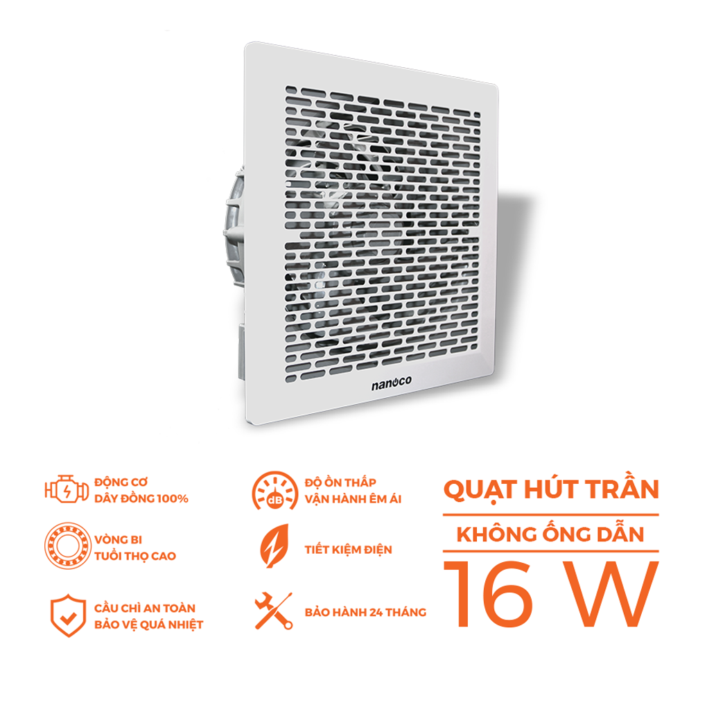 Quạt Hút Âm Trần Nanoco NCV1520 1