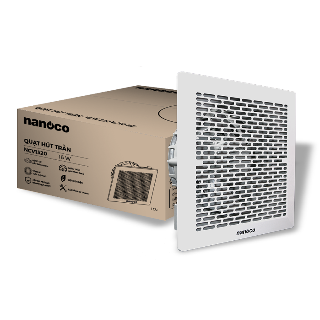 Quạt Hút Âm Trần Nanoco NCV1520 3