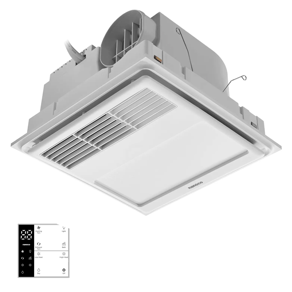 Quạt H&uacute;t Sưởi 5in1 Điều Khiển Từ Xa NBD0330