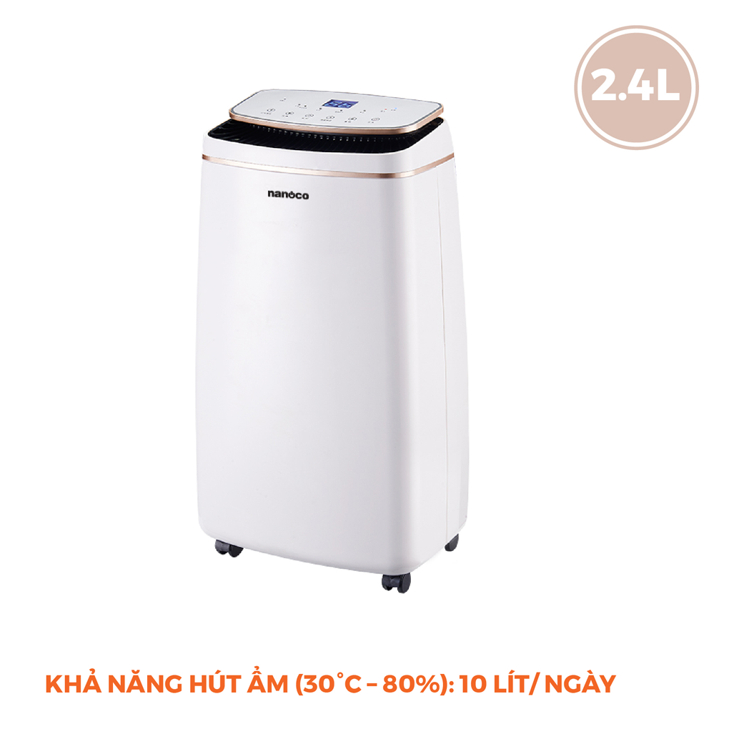 Máy Hút Ẩm Nanoco NDH102 2.4 Lít 2