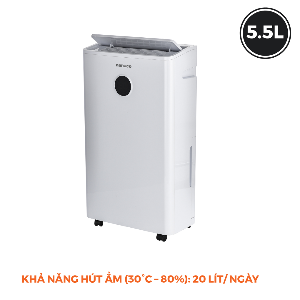 Máy Hút Ẩm Nanoco NDH205 5.5 Lít 2