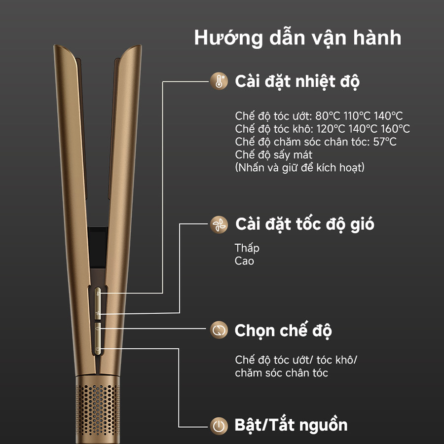 Máy Sấy Duỗi Tóc Dreame AeroStraight AMA10A 10