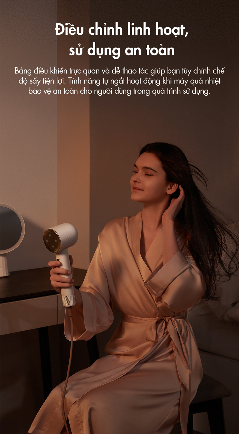 Máy Sấy Tóc Tốc Độ Cao Dreame Hair Dryer GloryUni AHG20W 11