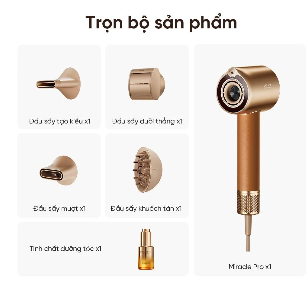 Máy Sấy Tóc Tốc Độ Cao Dreame Hair MiraclePro AHX30 11