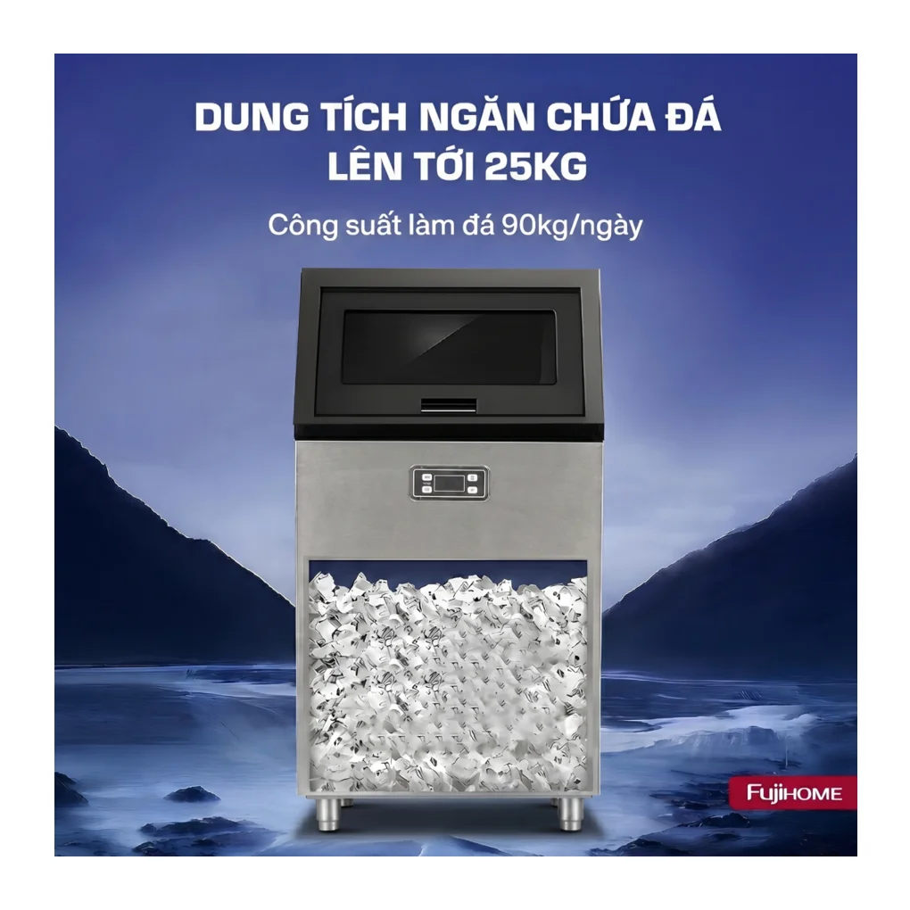 Máy làm đá Fujihome IM90 4