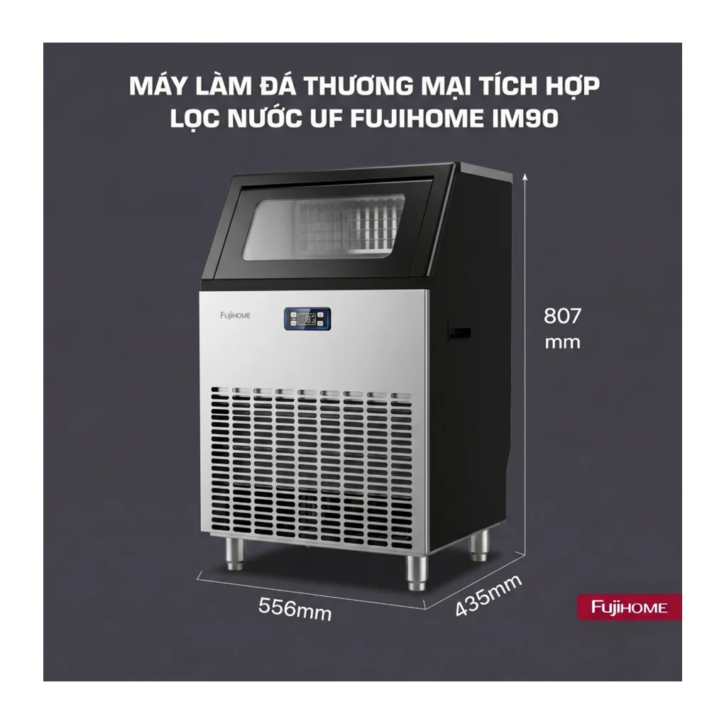 Máy làm đá Fujihome IM90 8