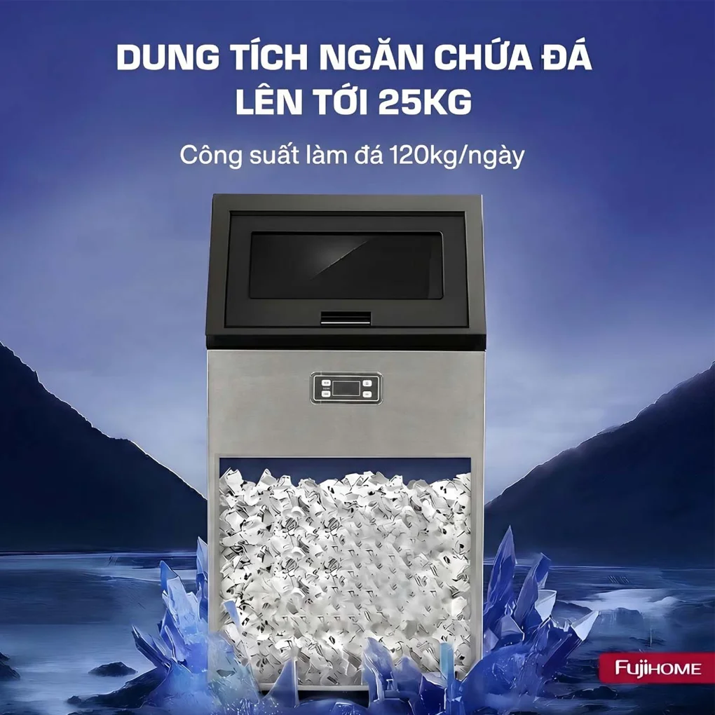 Máy làm đá Fujihome IM120 4