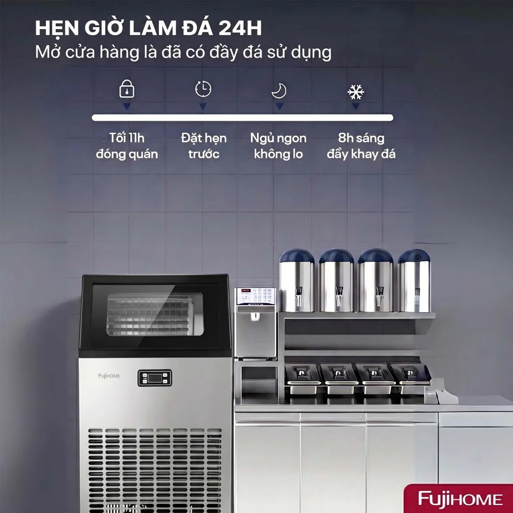 Máy làm đá Fujihome IM120 7